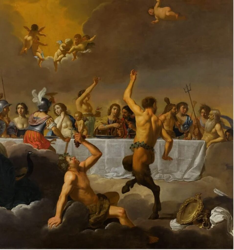 The Feast of the Gods by Jan van Bijlert