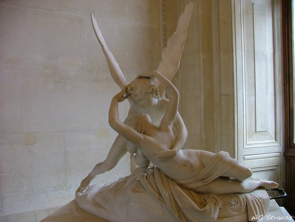 Sculpture of Eros and Psyche