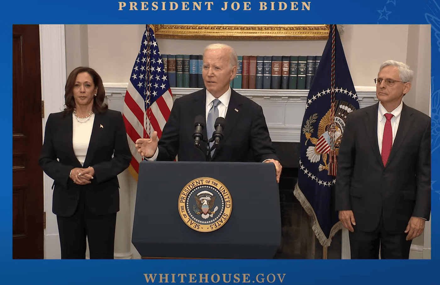 President Biden calling for a reduction in violence.