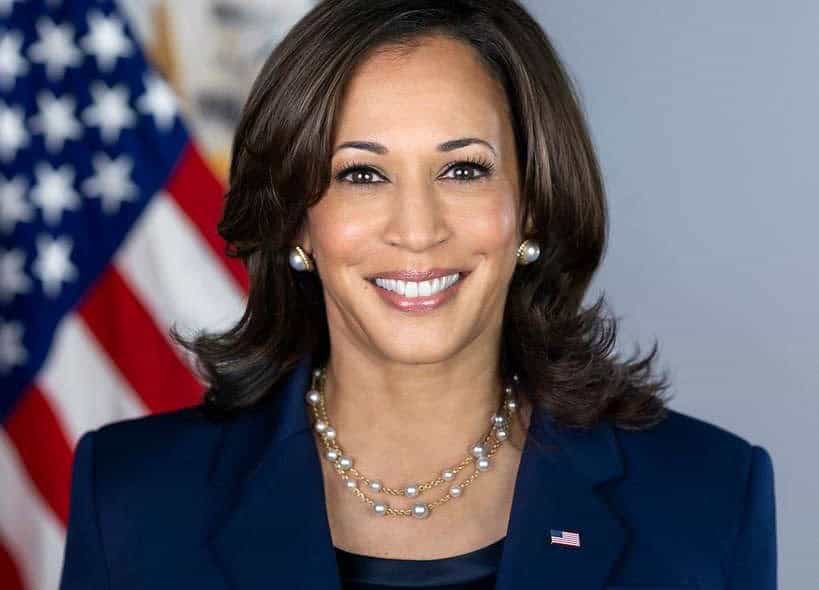 VP Kamala Harris in an official portrait.