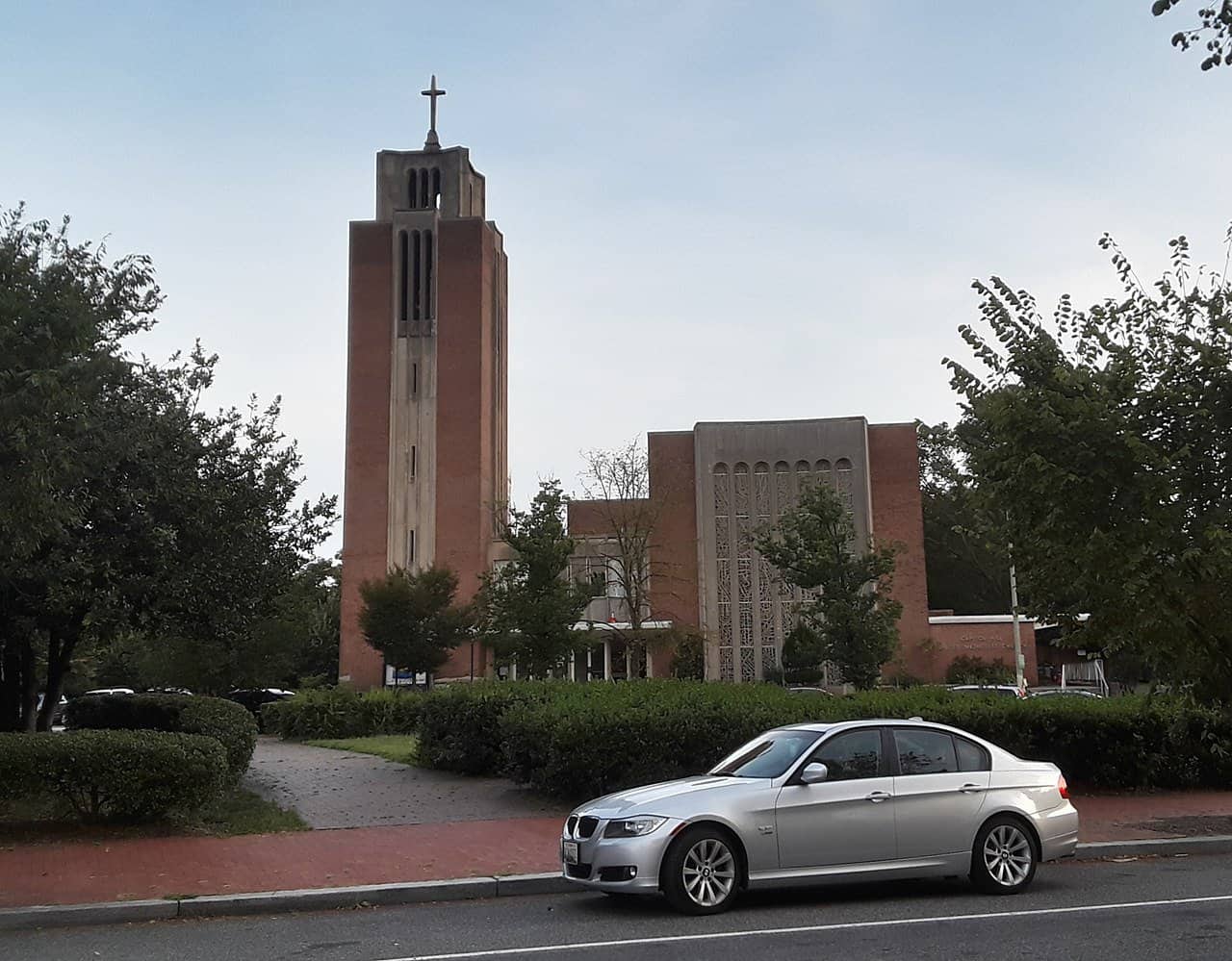 Capitol Hill Methodist Church seen from the street.