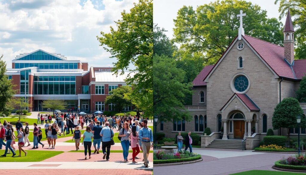 Public University vs Christian College Costs