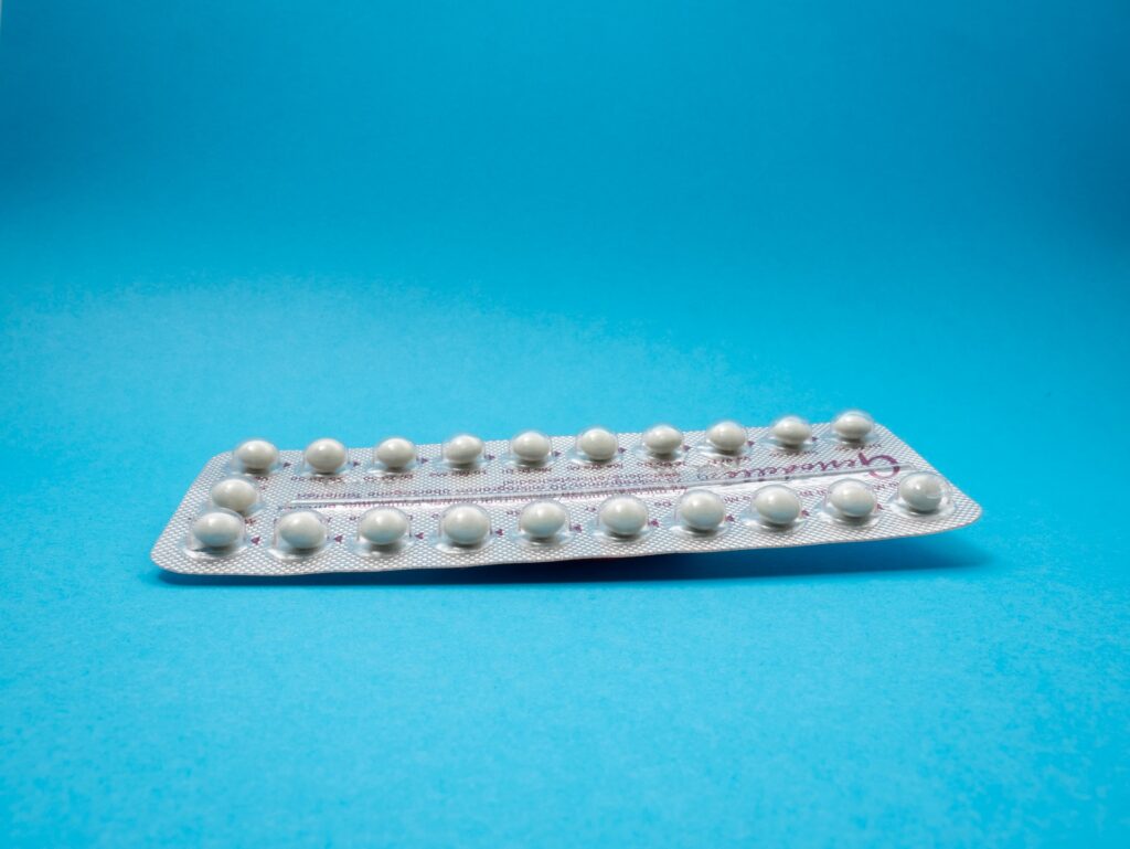 A packet of birth control pills.