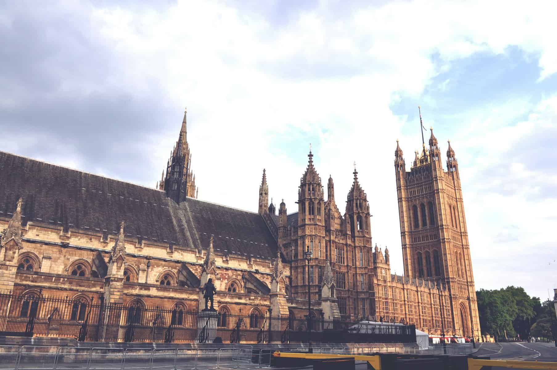 The UK's House of Commons as seen from outside.