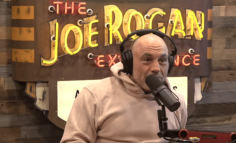 Joe Rogan in his studio