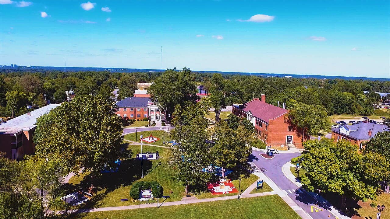 St Augustine University from above