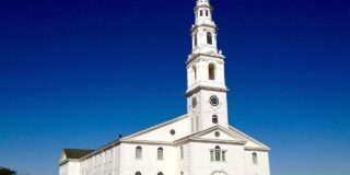 Pilgrim Chapel at Dallas Baptist University.