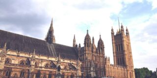 The UK's House of Commons as seen from outside.