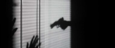 A shadow showing violence.