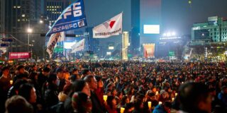 Protest in South Korea