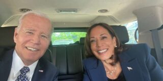 President Biden with Vice President Harris